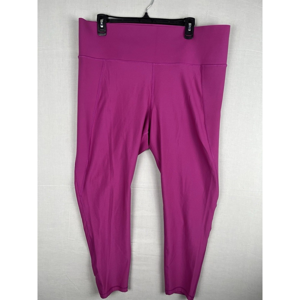 OLD NAVY ACTIVE‎ PINK E/H/R POWERCHILL CROSSOVER 7/8-LENGTH LEGGING - XXLARGE